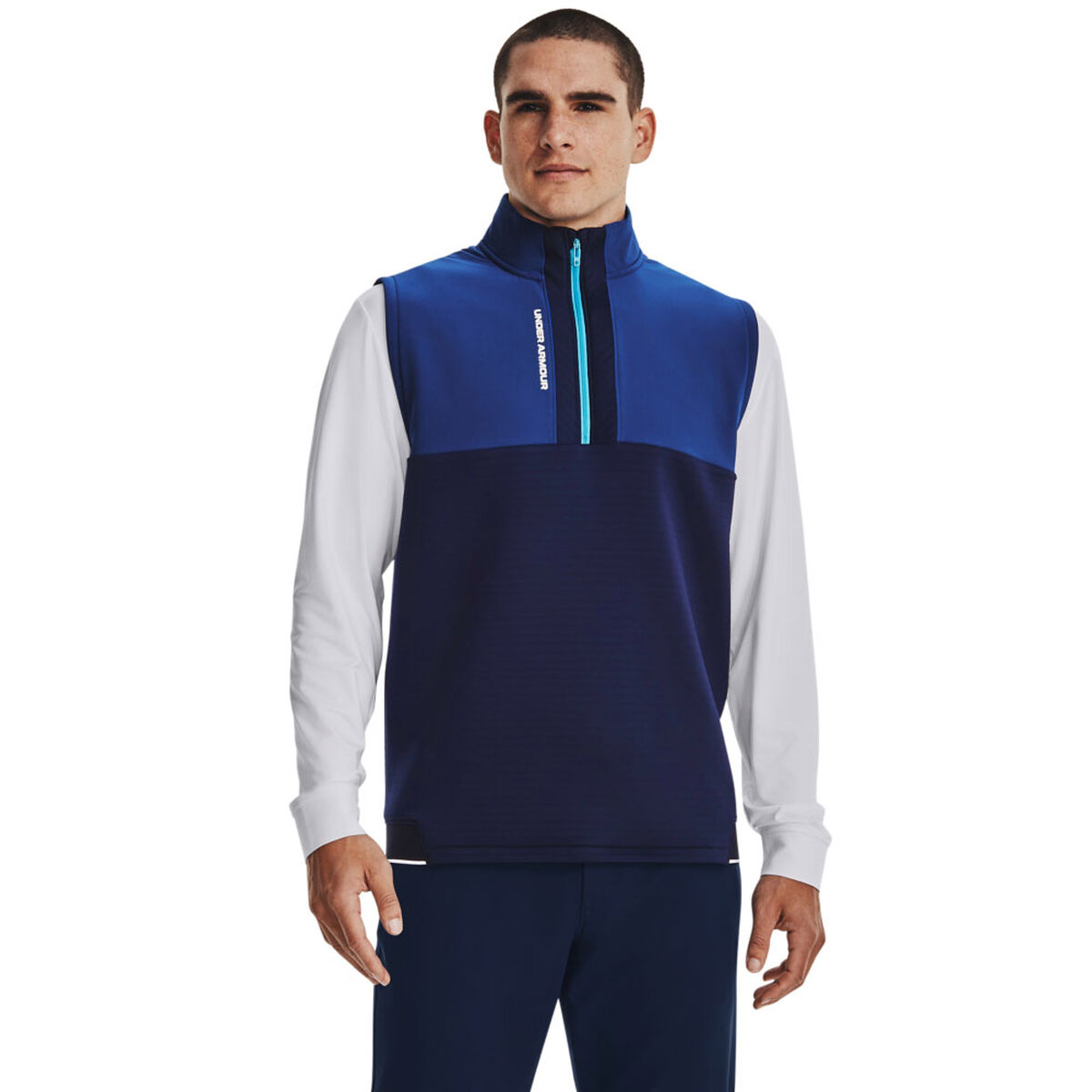 Under Armour Men’s Storm Daytona Golf Vest, Mens, Blue/navy/reflective, Small | American Golf