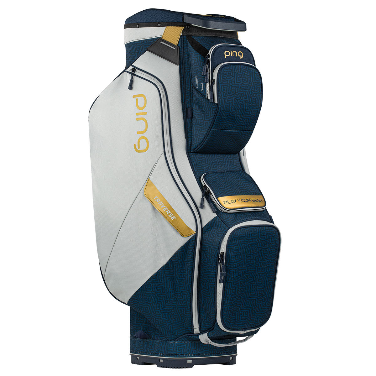 PING Womens G Le3 Traverse Golf Cart Bag, Female, Blue coral, One Size | American Golf