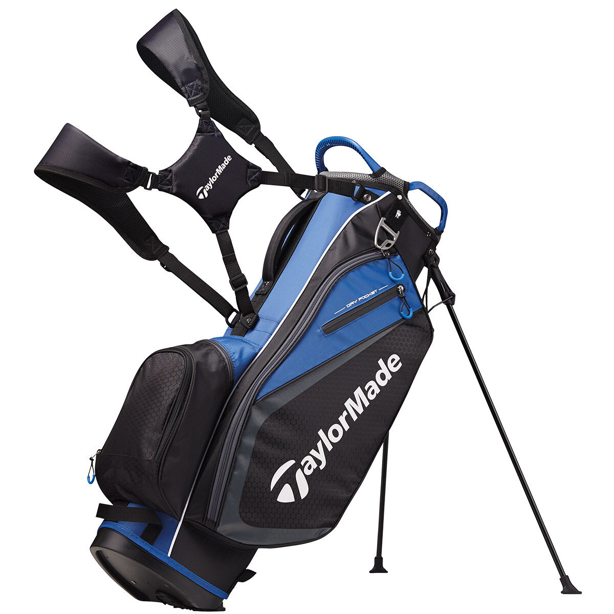 TaylorMade Select Plus Golf Stand Bag, Black/blue | American Golf