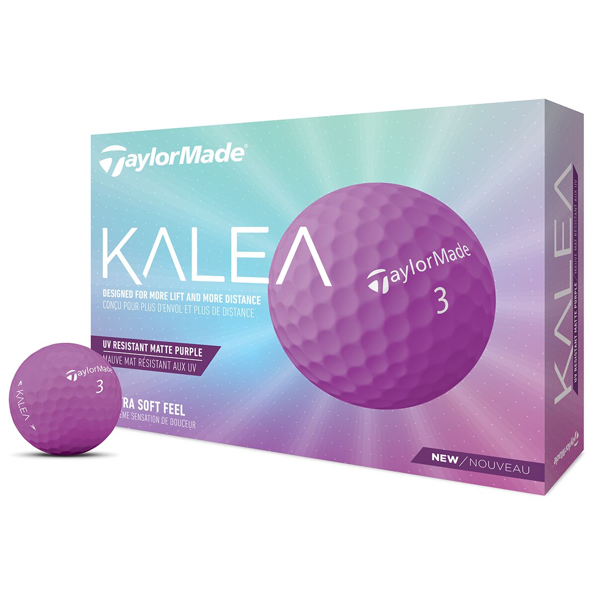 TaylorMade Womens Kalea 12 Golf Ball Pack, Female, Purple | American Golf