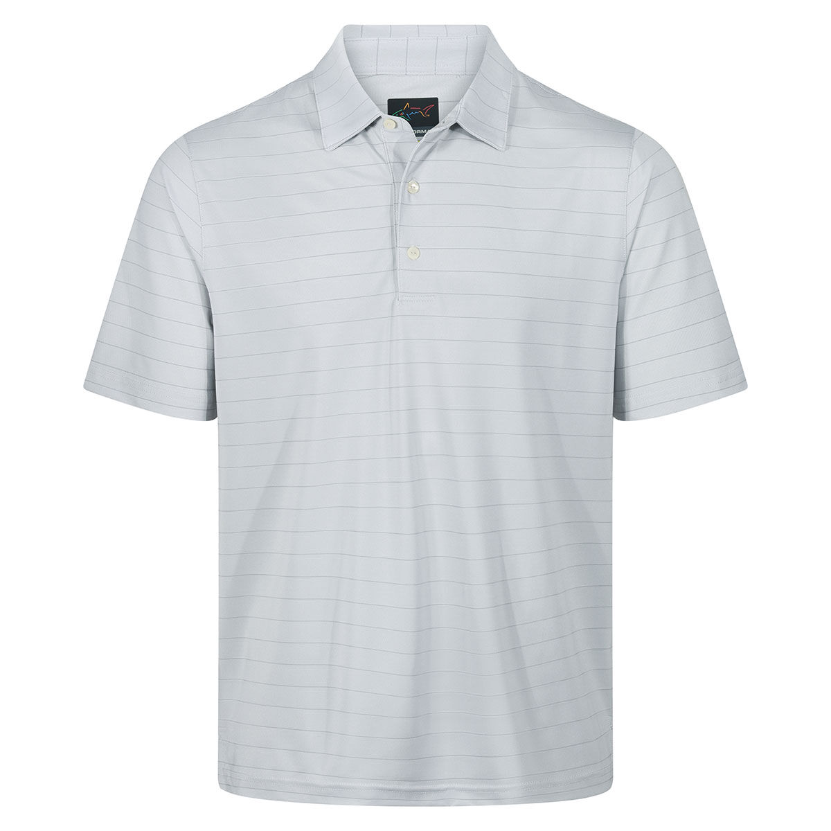 Greg Norman Men’s Freedom Micro Golf Polo Shirt, Mens, Shark grey, Small | American Golf