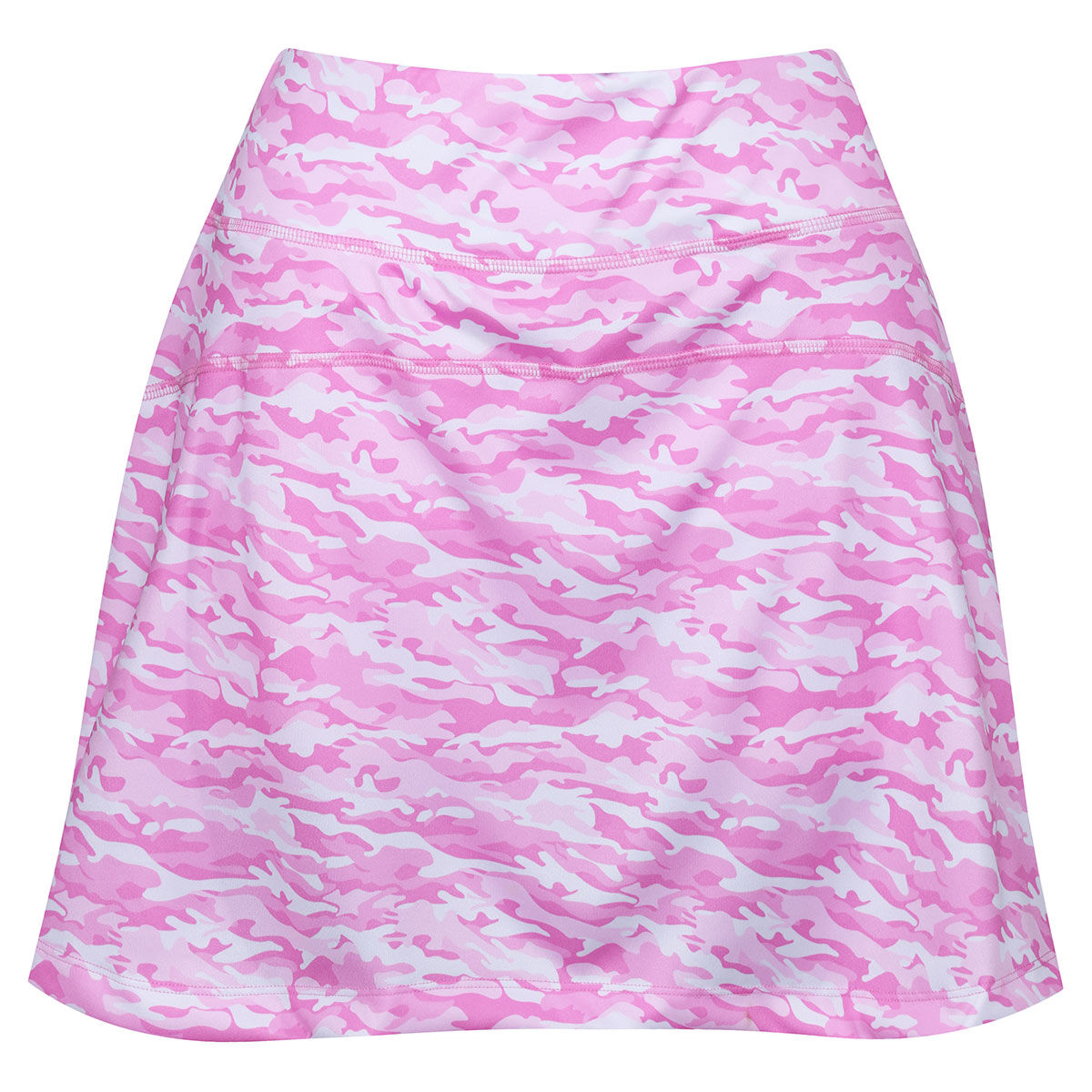 Greg Norman Pink and White Comfortable Camo Print Golf Skort, Size: Large | American Golf