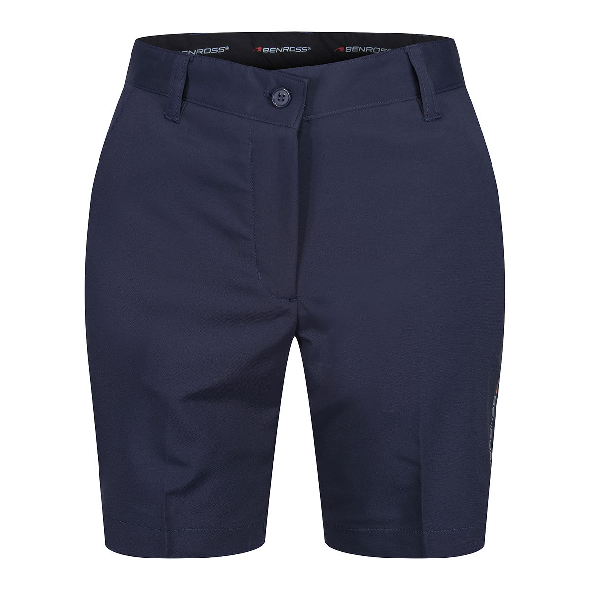 Benross Womens Core Stretch Stretch Golf Shorts, Female, Navy blue, 8 | American Golf