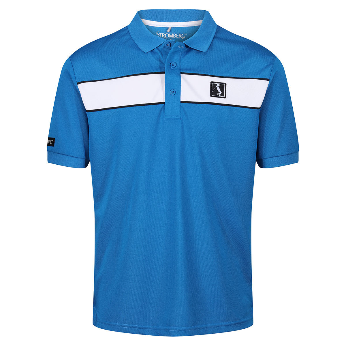 Stromberg Men’s Lee Sharpe Gilbert Golf Polo Shirt, Mens, Blue/white, Xxl | American Golf