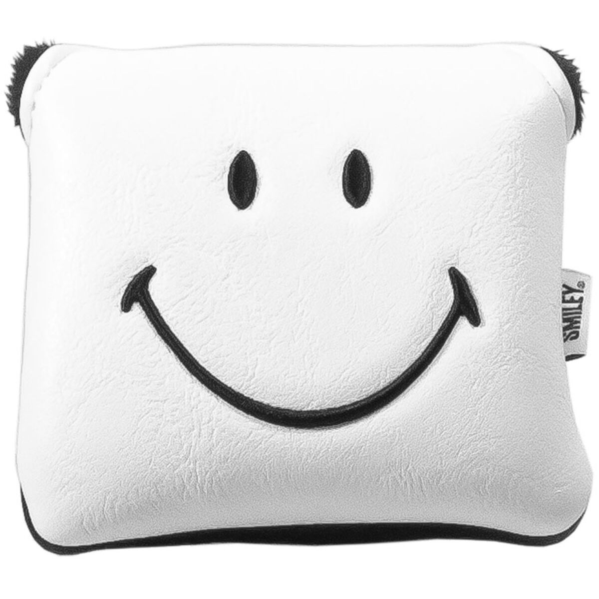 Smiley Original Classic Mallet Golf Putter Head Cover, Mens, Mallet, White | American Golf