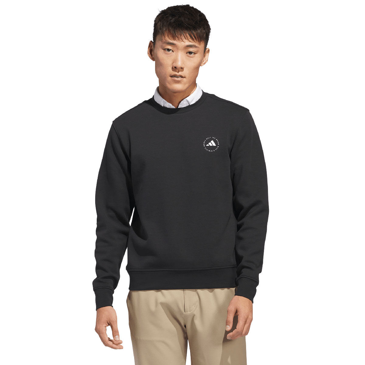 adidas Men’s Core Crew Neck Golf Sweater, Mens, Black, Xxl | American Golf