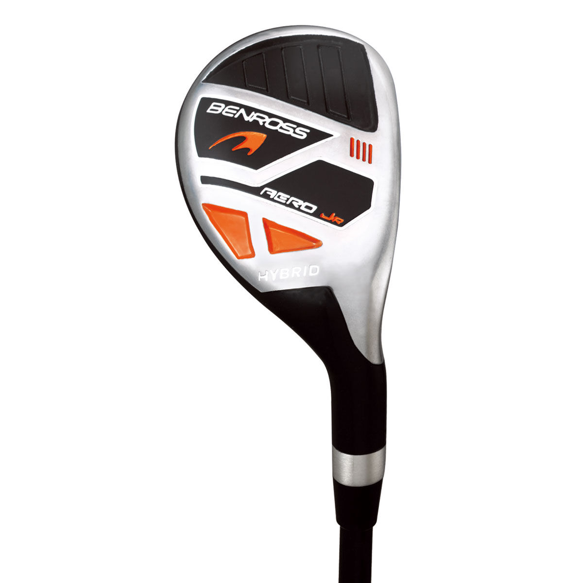 Benross Kids Orange, Black and Silver Lightweight Aero Orange Junior Right Hand Golf Hybrid, Size: 43 - 49" | American Golf, 43 - 49"