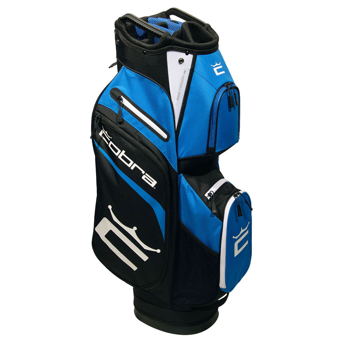 COBRA Signature Golf Cart Bag, Black/blue, One Size | American Golf