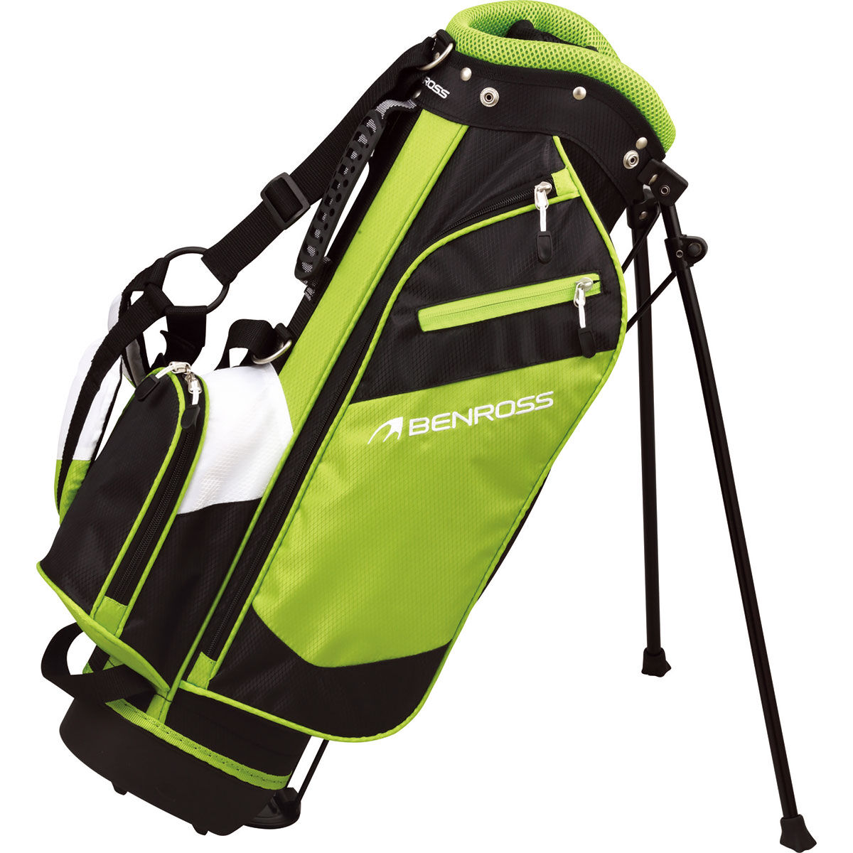 Benross Junior 49 - 55"" Golf Stand Bag, Unisex, Green, 55Inches | American Golf