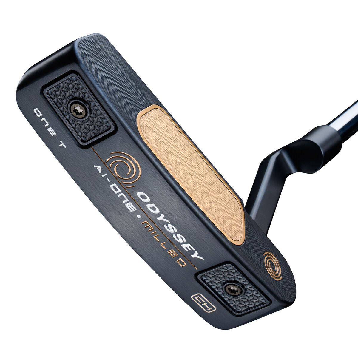 Odyssey Ai-ONE Milled One T Crank Hosel Pistol Golf Putter, Mens, Right hand, 34 inches | American Golf