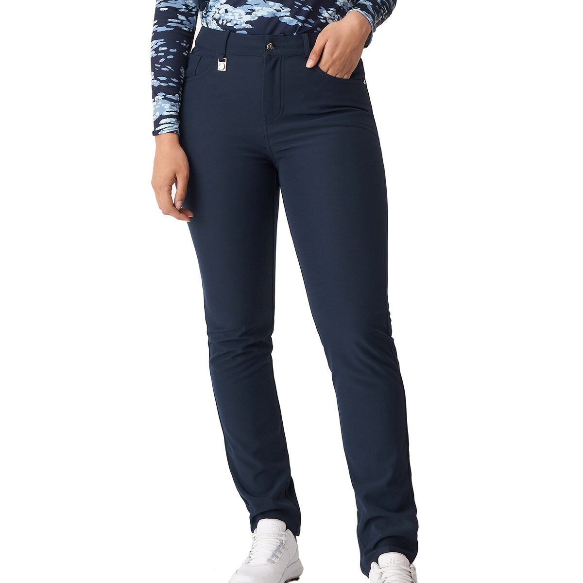 Rohnisch Womens Insulate Golf Trousers, Female, Navy blue, 16 | American Golf