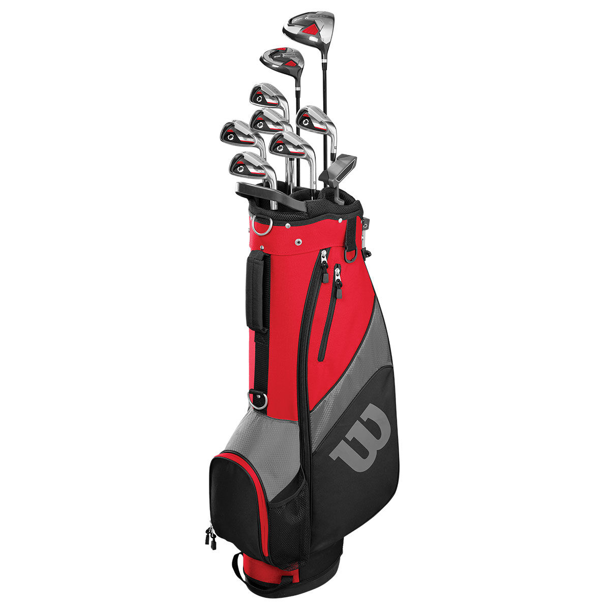 Wilson PROFILE SGI Steel Golf Package Set, Mens, Right hand, Red/black | American Golf