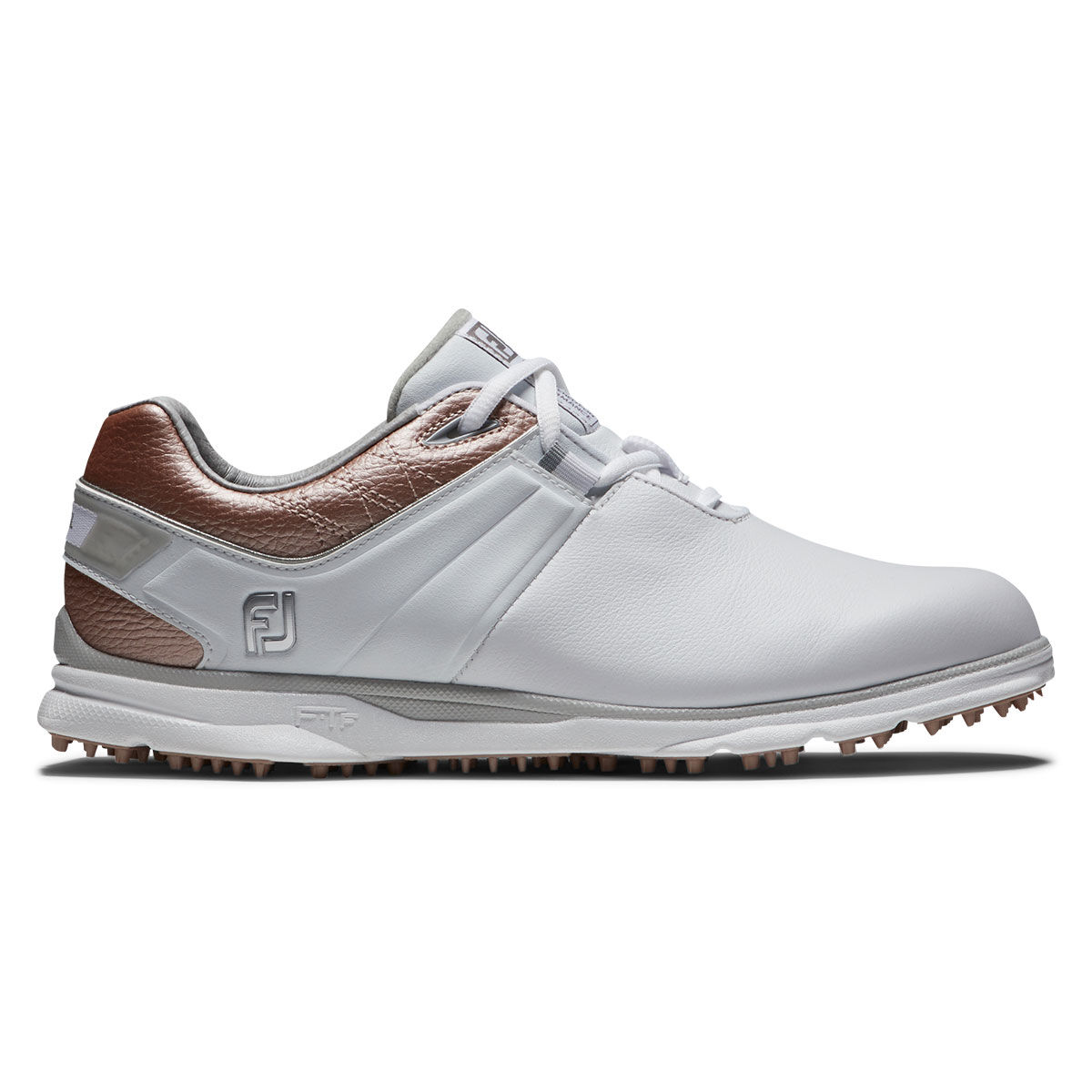 Footjoy Womens Grey and Brown Pro Sl Regular Fit Golf Shoes 2022, Size: 4| American Golf