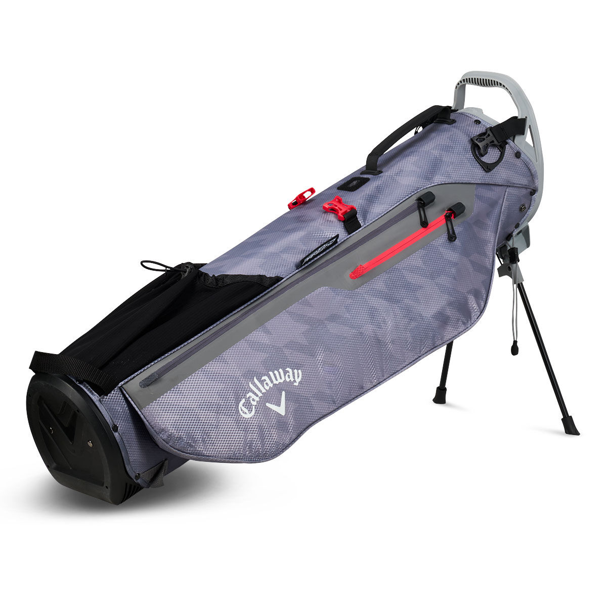 Callaway PAR 3 HD Golf Pencil Bag, Charcoal/houndstooth/red | American Golf