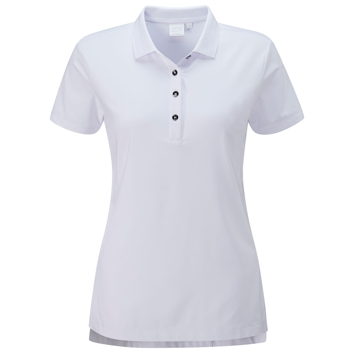 PING Womens Sedona Stretch Golf Polo Shirt, Female, White, 14 | American Golf