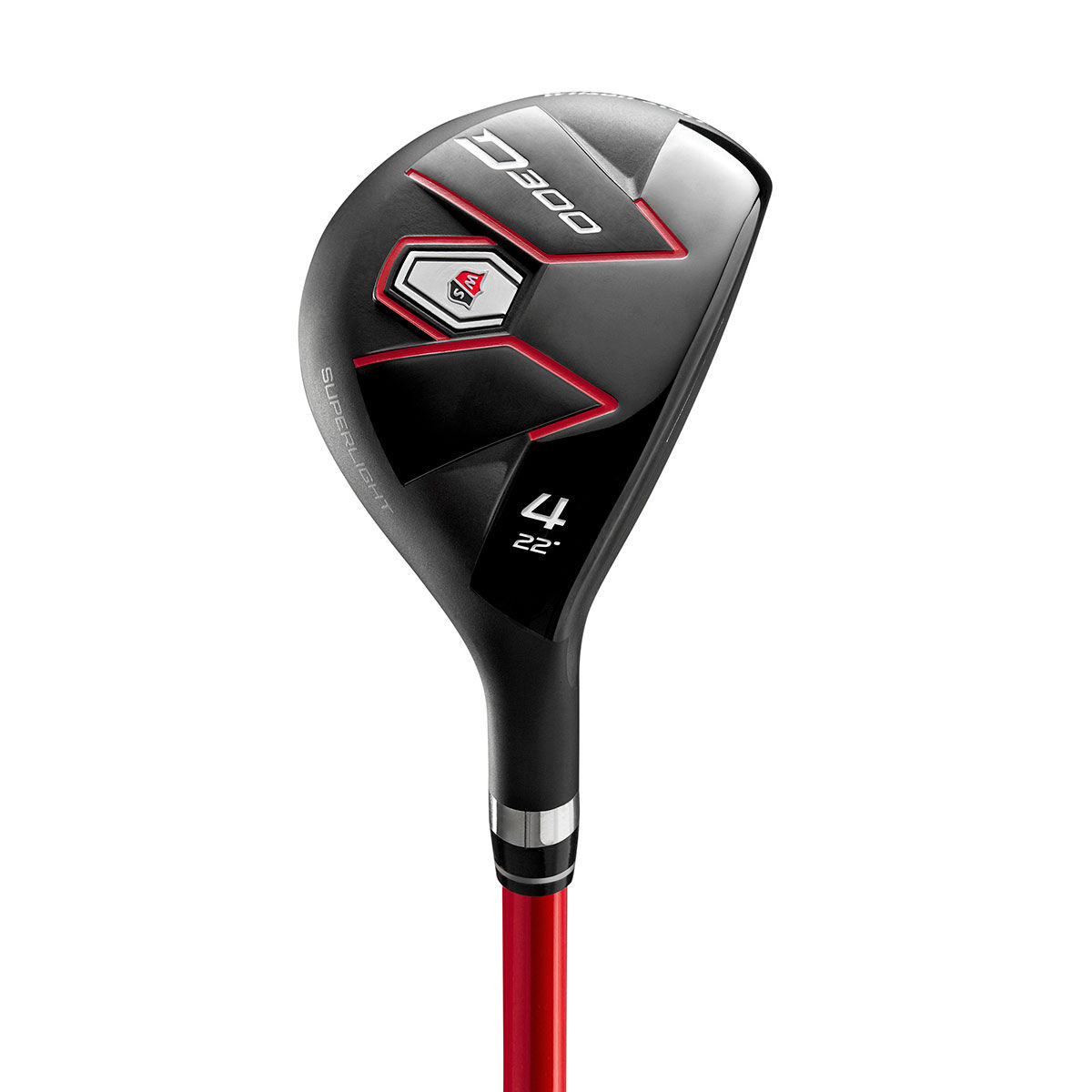 Wilson Staff Black D300 SL Golf Hybrid, Mens, Regular, Right hand, 22°, Graphite, 22 Deg  | Online Golf