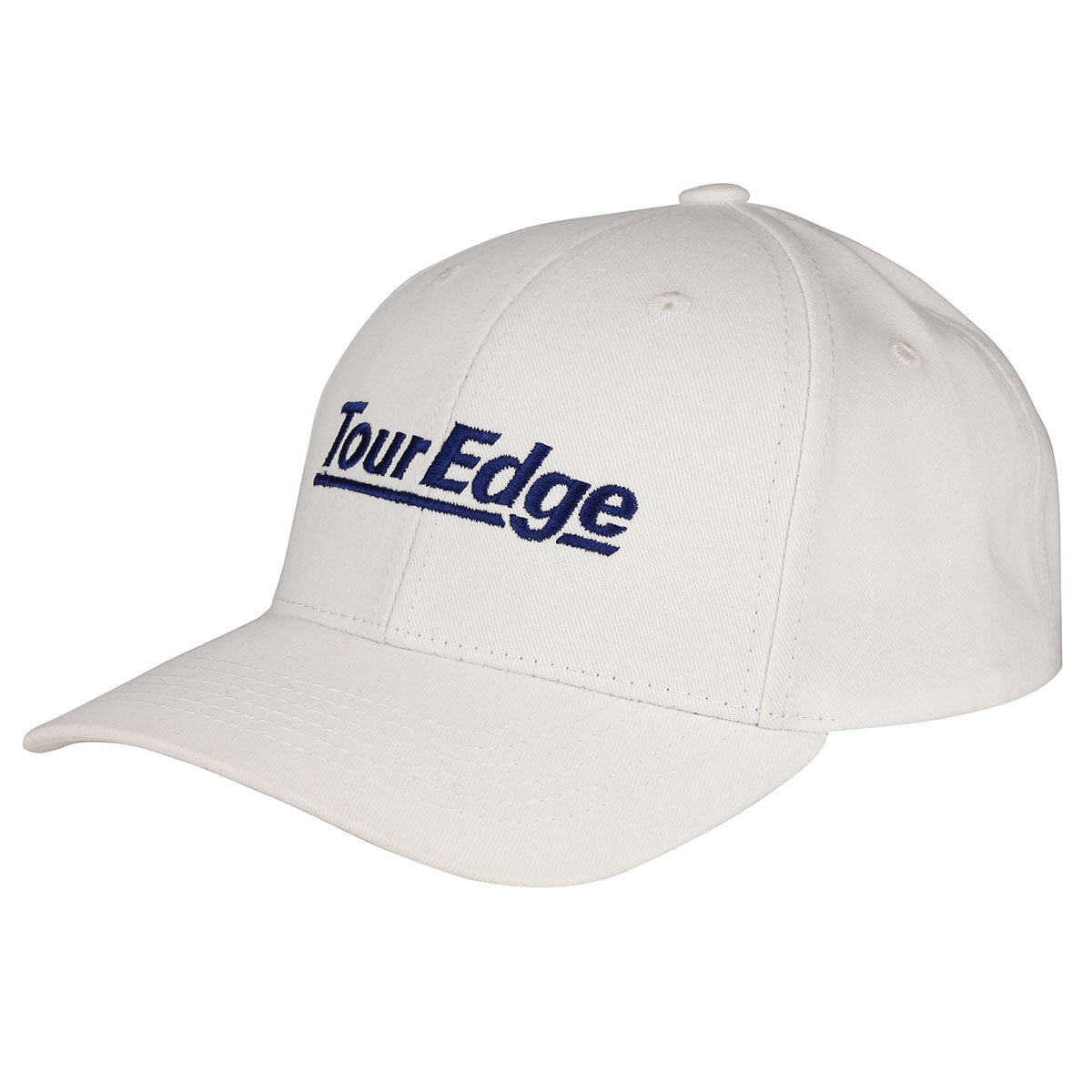 Tour Edge Men’s White and Black Embroidered Core Logo Golf Cap | American Golf, One Size