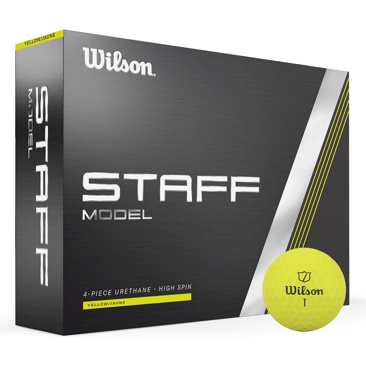 Wilson Staff Model 12 Golf Ball Pack, Mens, Yellow | American Golf