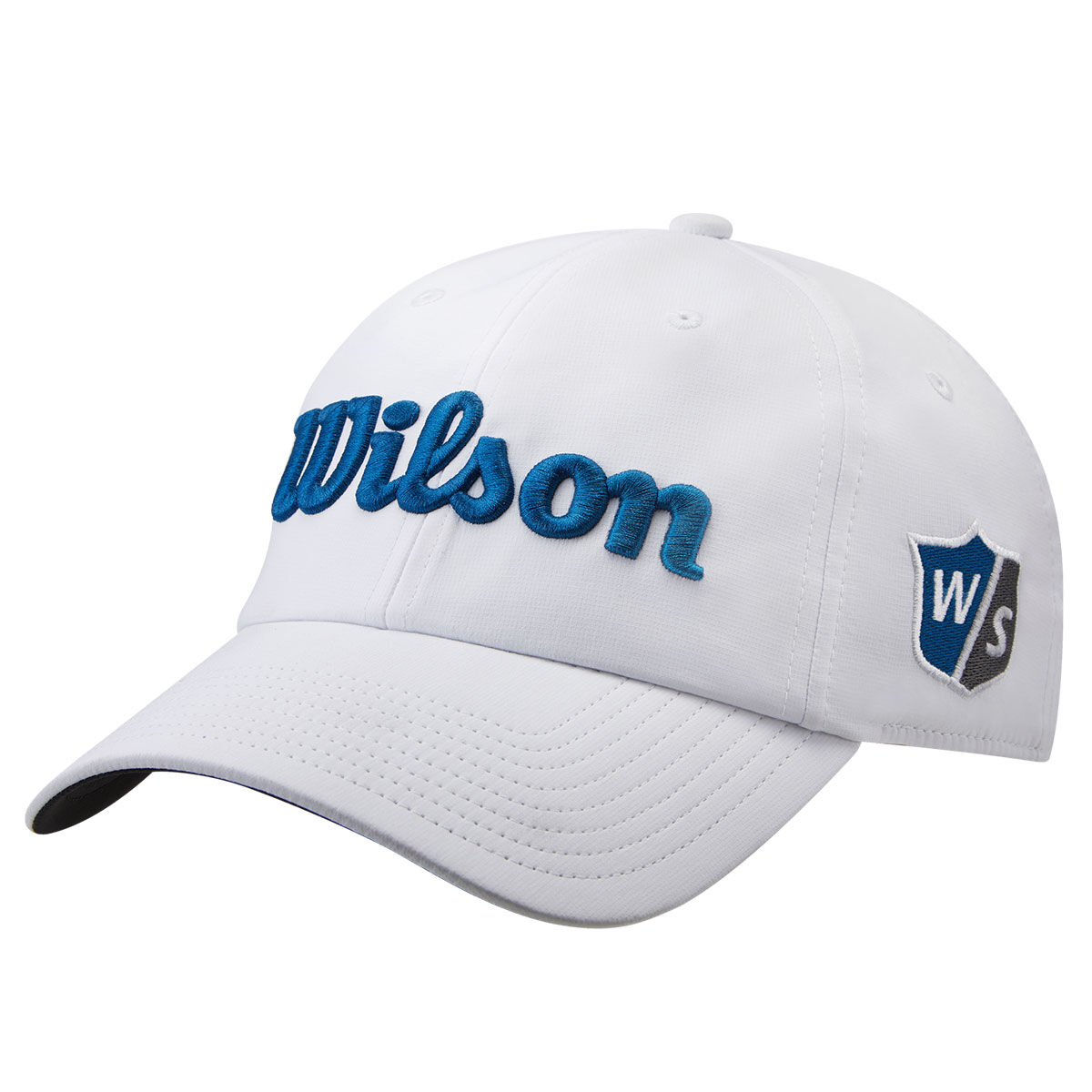 Wilson Men’s Pro Tour Golf Cap, Mens, White/navy, One size | American Golf