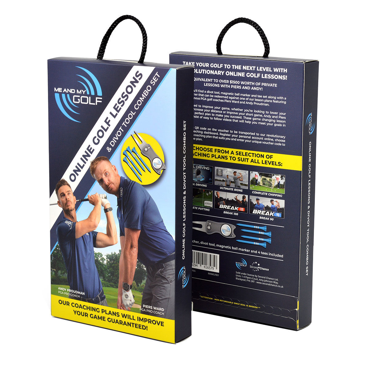 Me and My Golf Grey Blue Lesson Gift Golf Pack, Size: one Size | American Golf