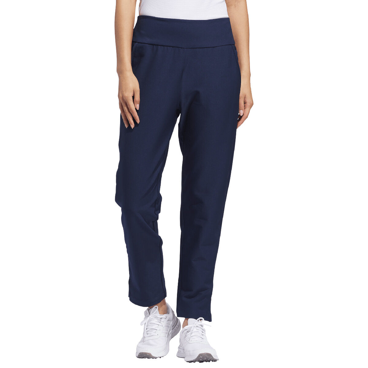 adidas Womens Ultimate365 Ankle Golf Trousers, Female, Collegiate navy, Small | American Golf