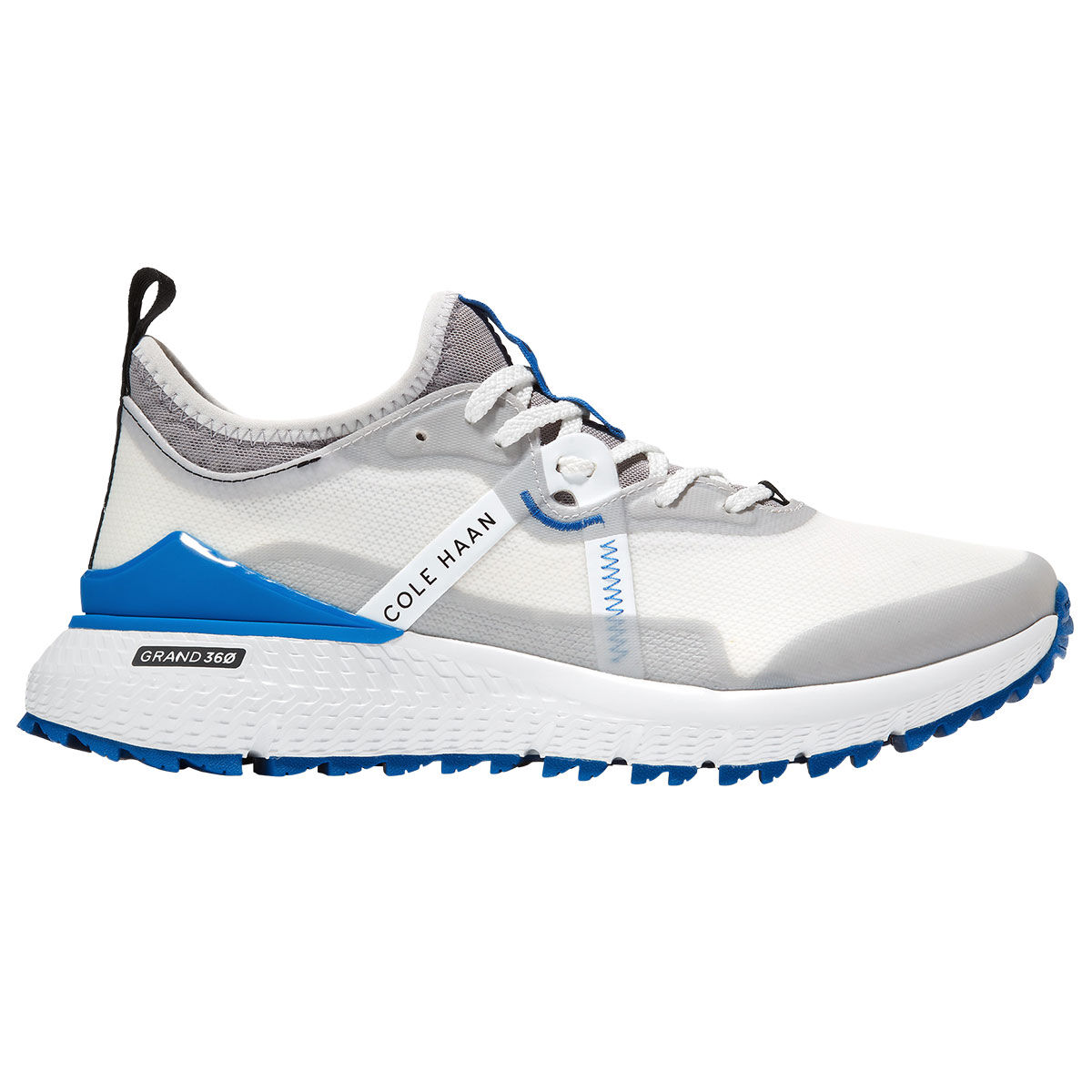 Cole Haan Men’s ZEROGRAND Overtake Spikeless Golf Shoes, Mens, Microchip/lapis blue/white, 8 | American Golf