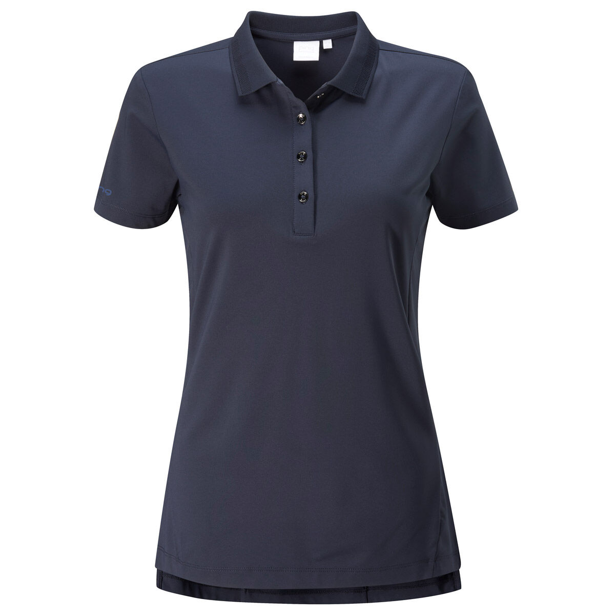 PING Womens Sedona Stretch Golf Polo Shirt, Female, Navy blue, 8 | American Golf