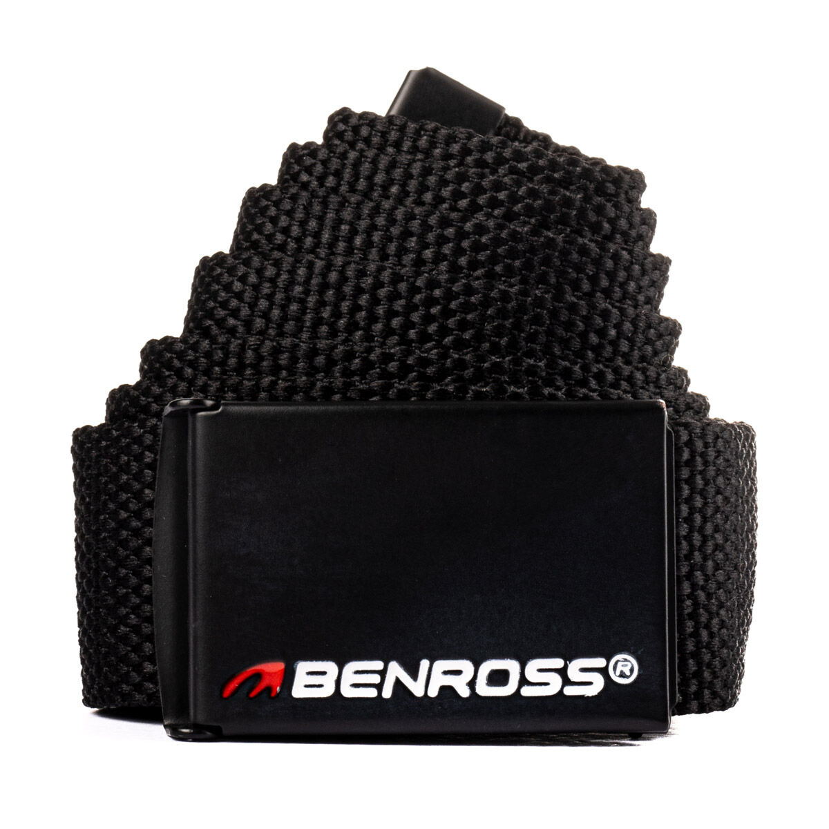 Benross Mens Black Plain Webbing Golf Belt, Size: One Size  | American Golf
