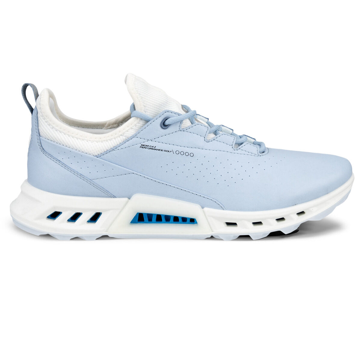 ECCO Womens BIOM C4 Waterproof Spikeless Golf Shoes, Female, Blue bell, 5-5.5 | American Golf