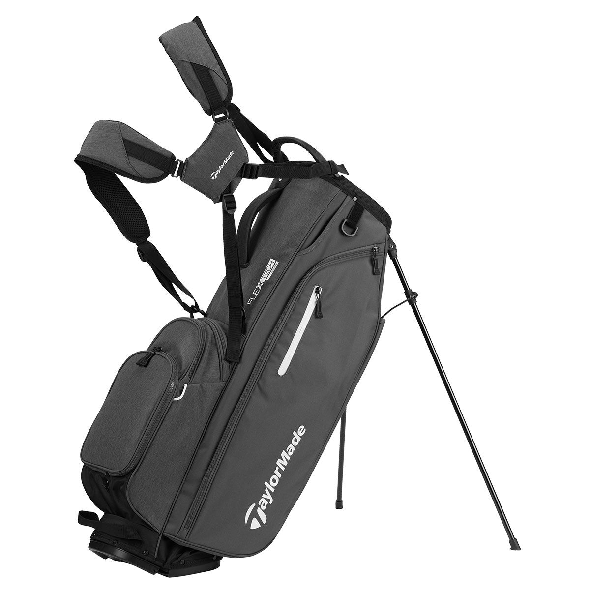 TaylorMade FlexTech Crossover Golf Stand Bag, Grey | American Golf