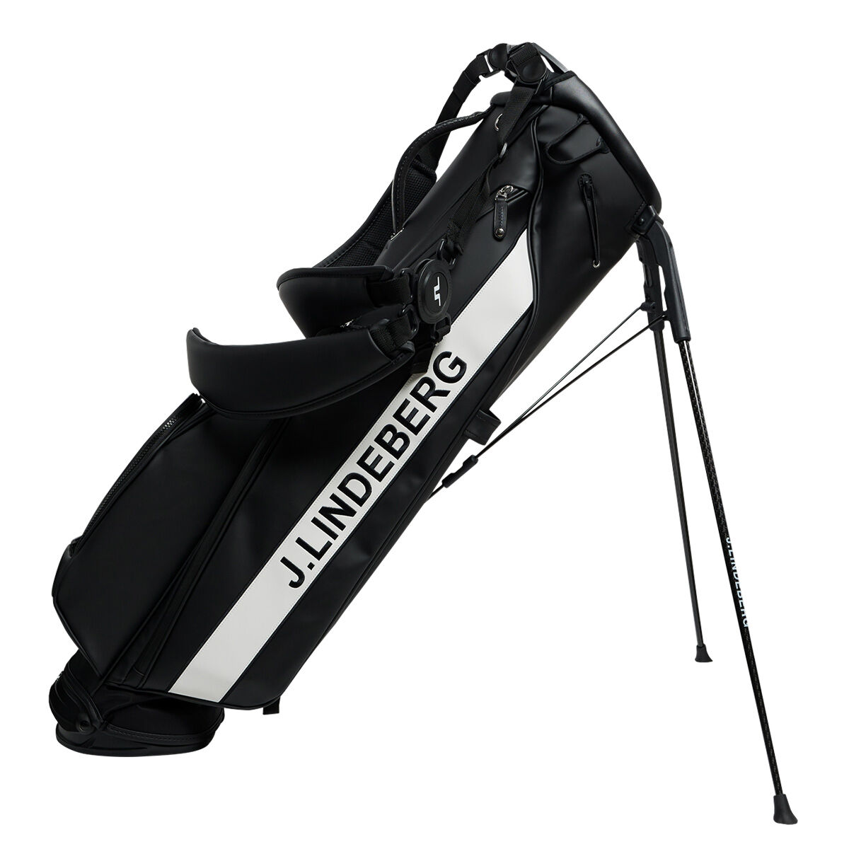 J.Lindeberg Sunday Golf Stand Bag, Black | American Golf