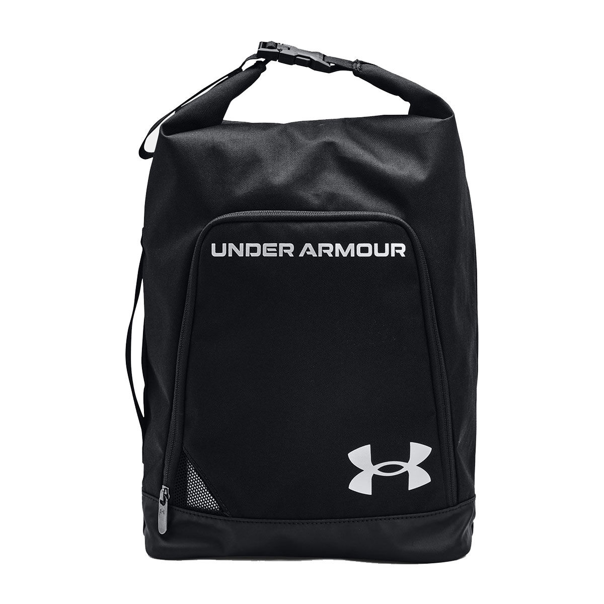 Under Armour Mens Black and White Long Lasting Contain Golf Shoe Bag, Size: 4.7X19.3X10.2"| American Golf