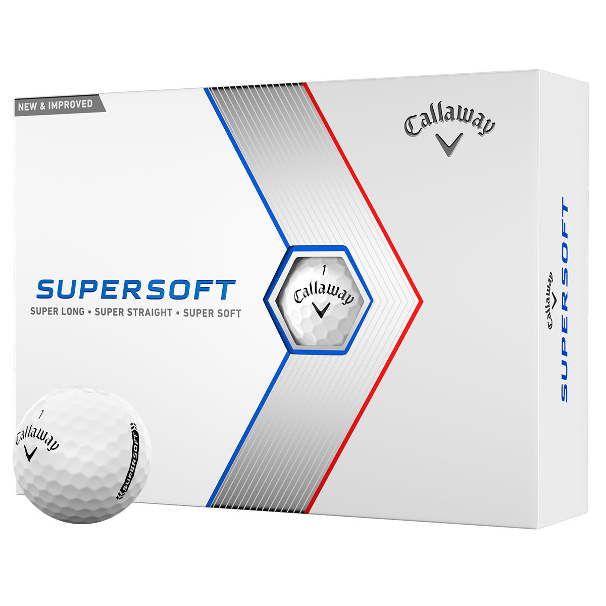 Callaway Golf White Supersoft 12 Golf Ball Pack | American Golf, One Size