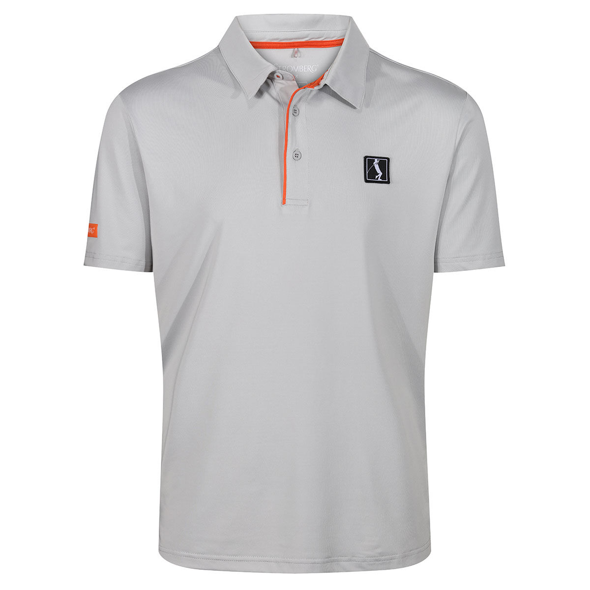 Stromberg Men’s Lee Sharpe Coach Golf Polo Shirt, Mens, Grey/red, Large | American Golf
