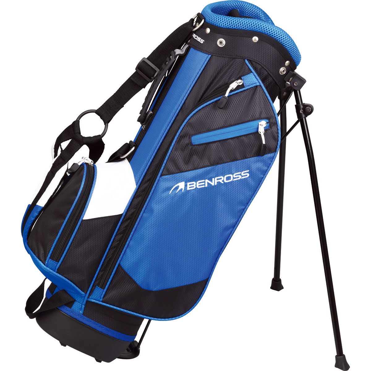 Benross Junior 55 - 61"" Golf Stand Bag, Unisex, Blue, 55-61inches | American Golf