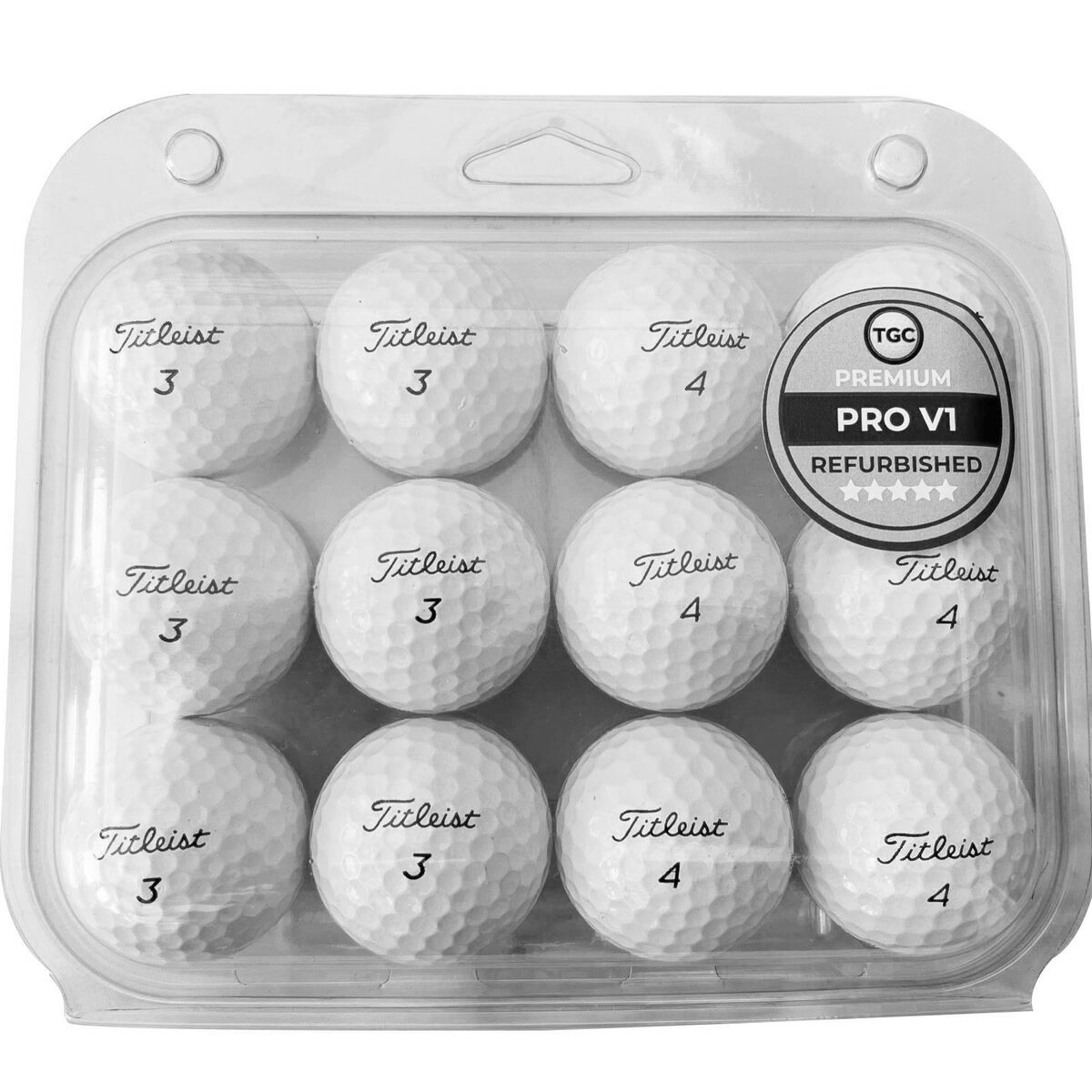The Golf Company White Refurbished ProV1 12 Ball Pack | American Golf, One Size
