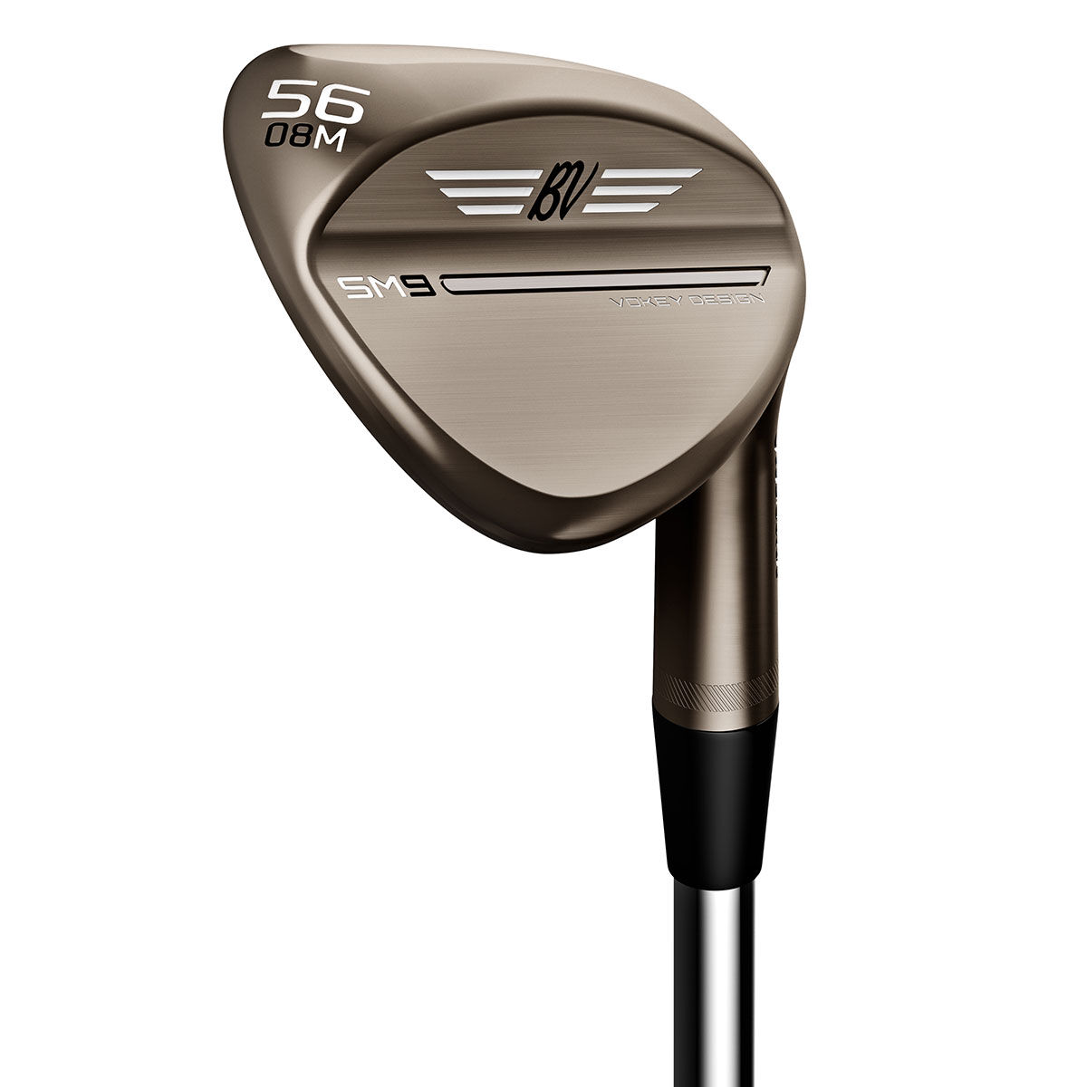 Titleist Brown Vokey SM9 Brushed Steel Left Hand 54 D Grind Golf Wedge | American Golf, One Size