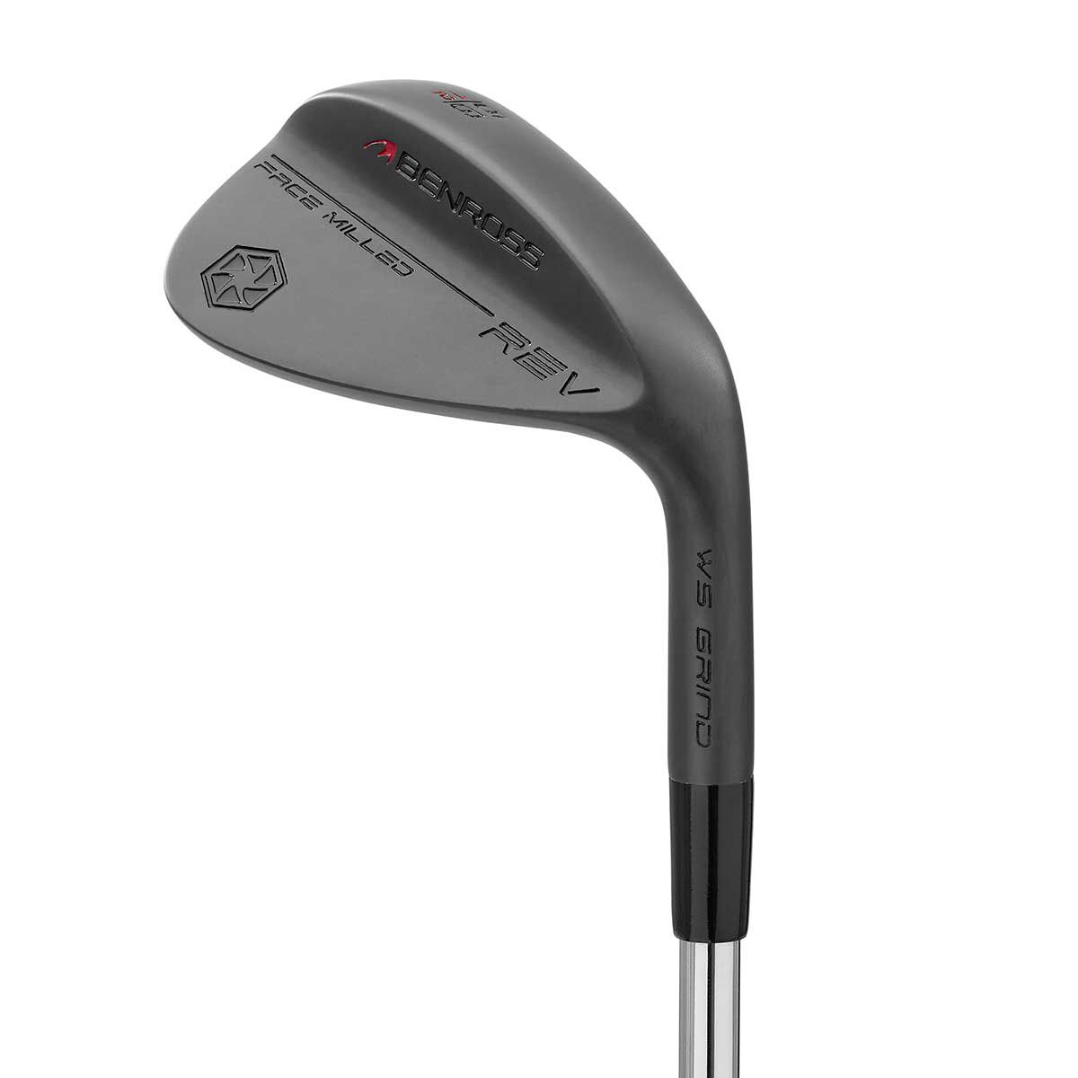 Benross Mens Black Rev Standard Steel Right Hand Golf Wedge, Size: 56deg | American Golf