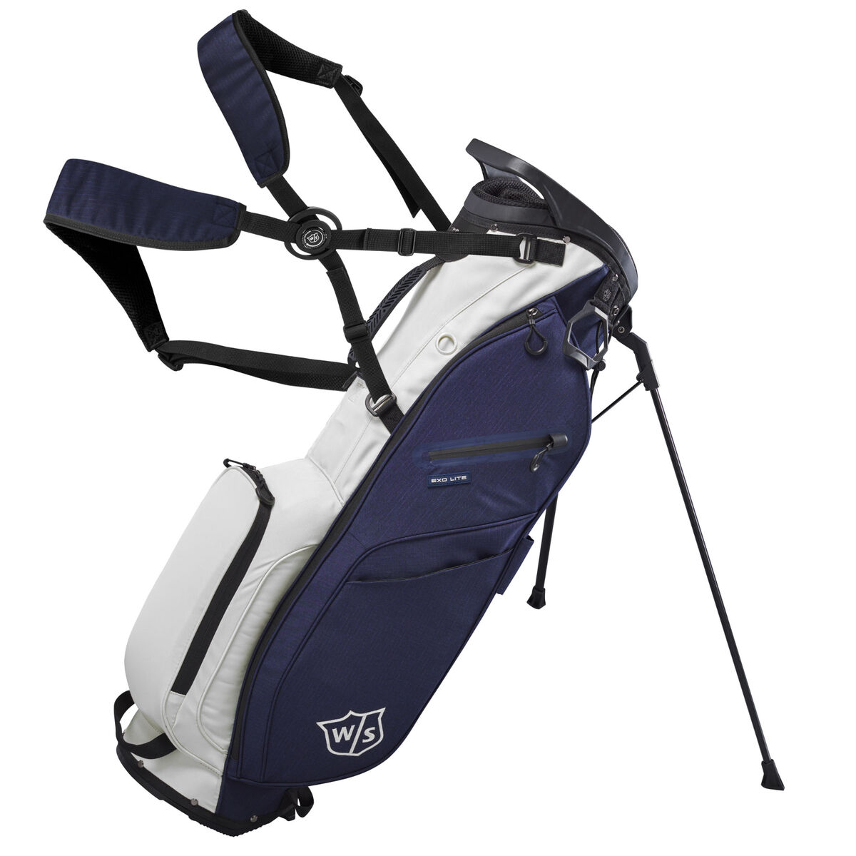Wilson Staff Wilson EXO Lite Golf Stand Bag, Navy/cream | American Golf