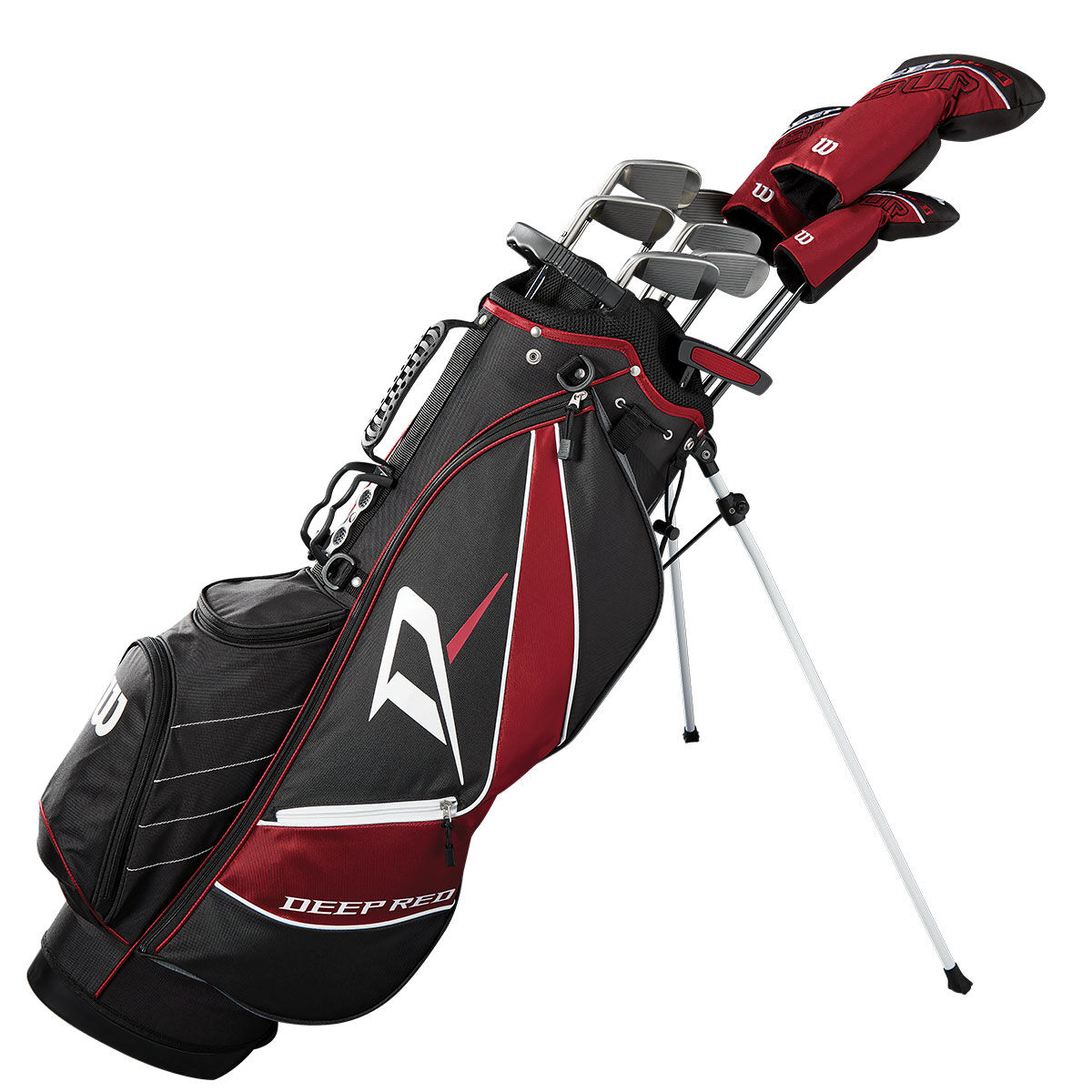 Wilson Deep Red Tour Golf Package Set, Mens, Right hand, Black/red | American Golf