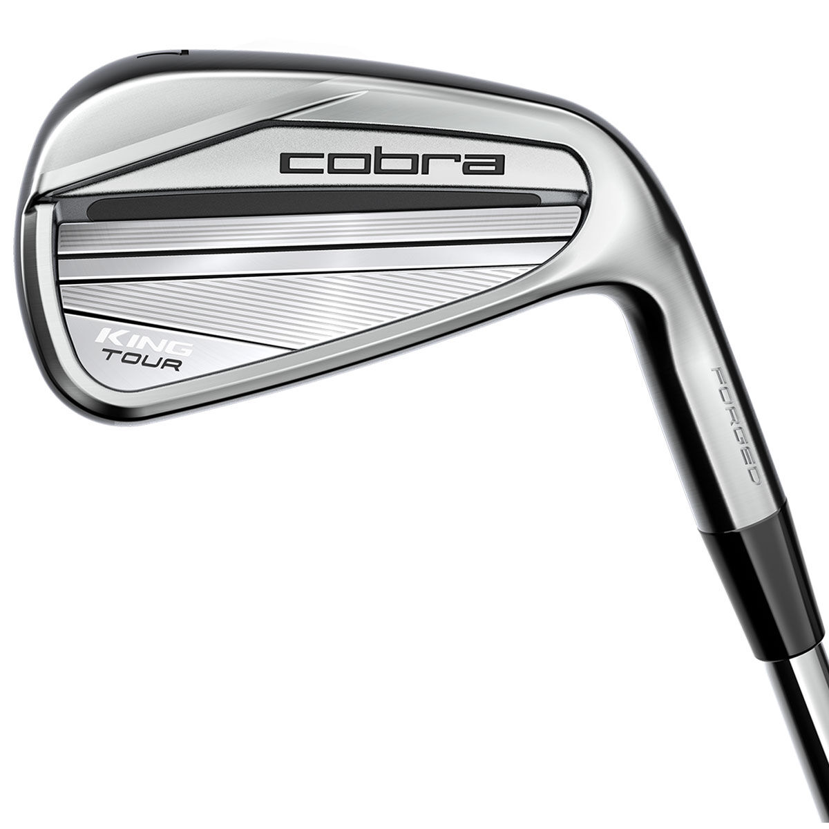 Cobra Golf Silver and Black Medallion King Tour Steel Custom Fit Golf Irons | American Golf, Standard