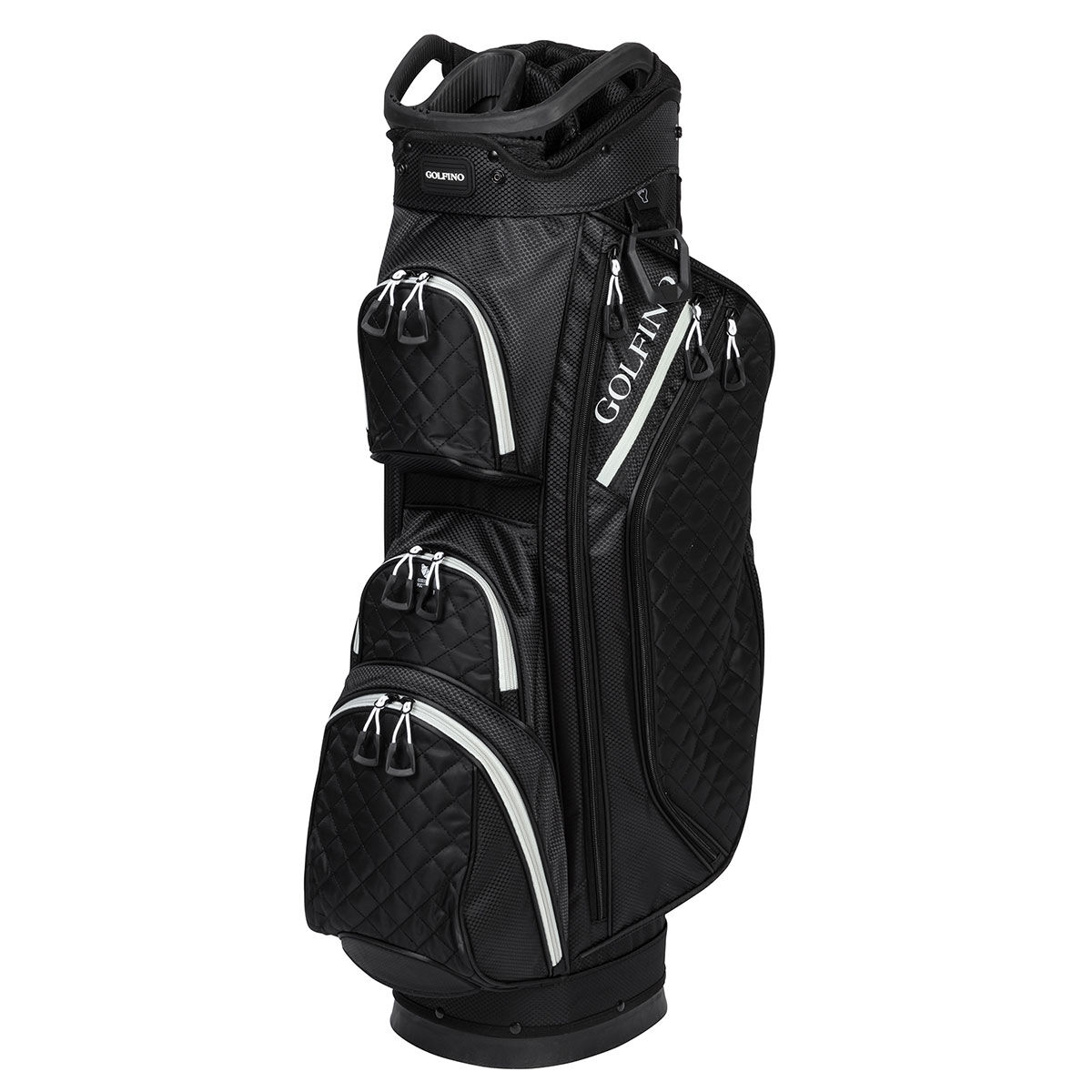 GOLFINO Womens Deluxe Lightweight Golf Cart Bag, Female, Black, One Size | American Golf