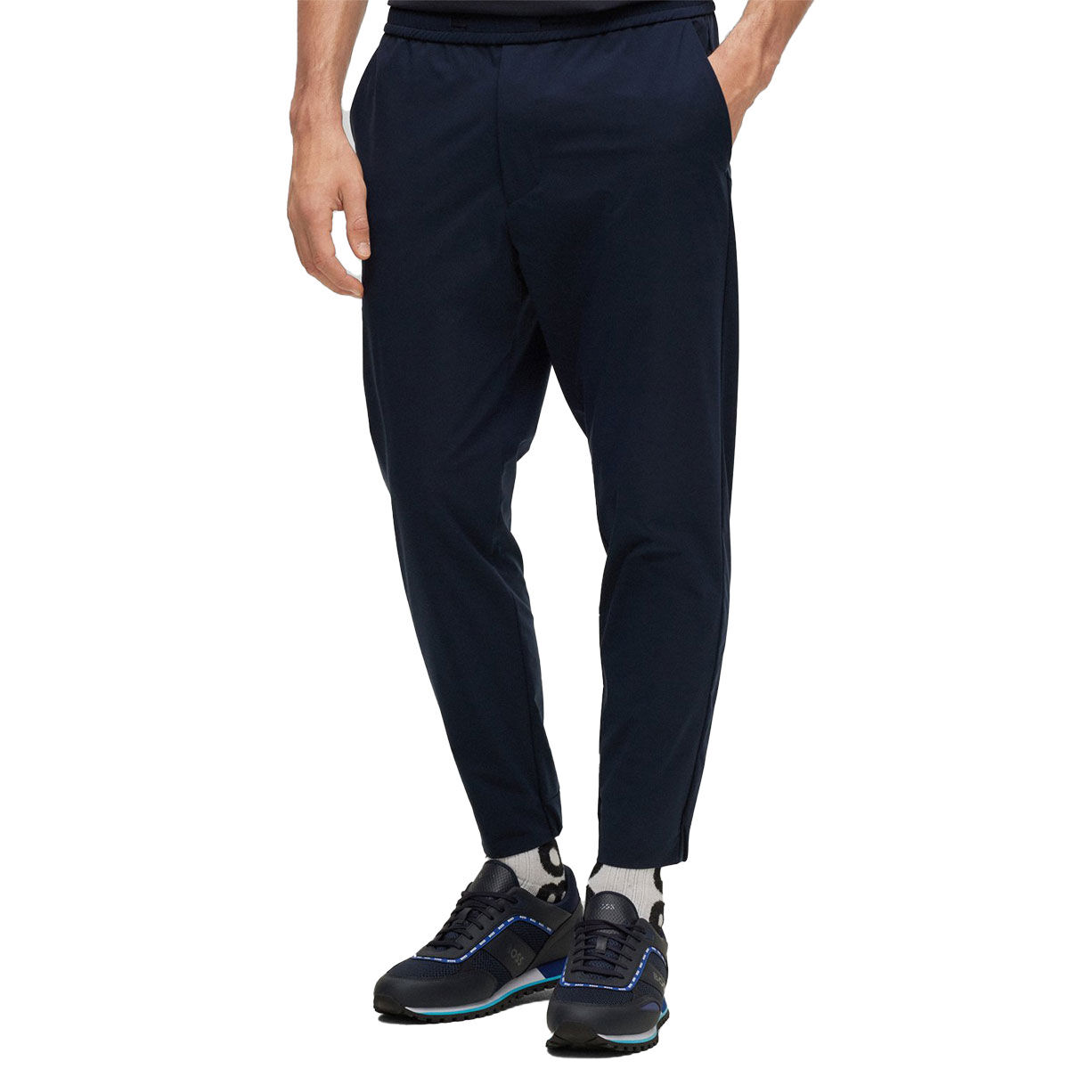 Hugo Boss Men’s Dark Blue Lightweight T Shinobi Golf Trousers, Size: 38 | American Golf
