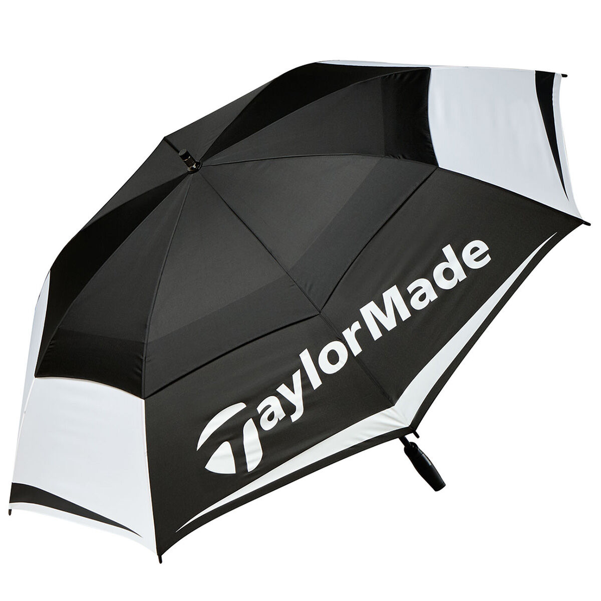 TaylorMade Black, White and Red Tour Double Canopy Umbrella, One Size | American Golf