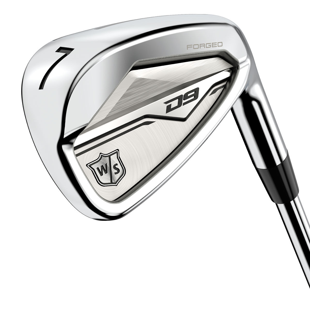Wilson Staff Silver and Black D9 Regular Steel Left Hand 5-pw 6 Golf Irons | American Golf
