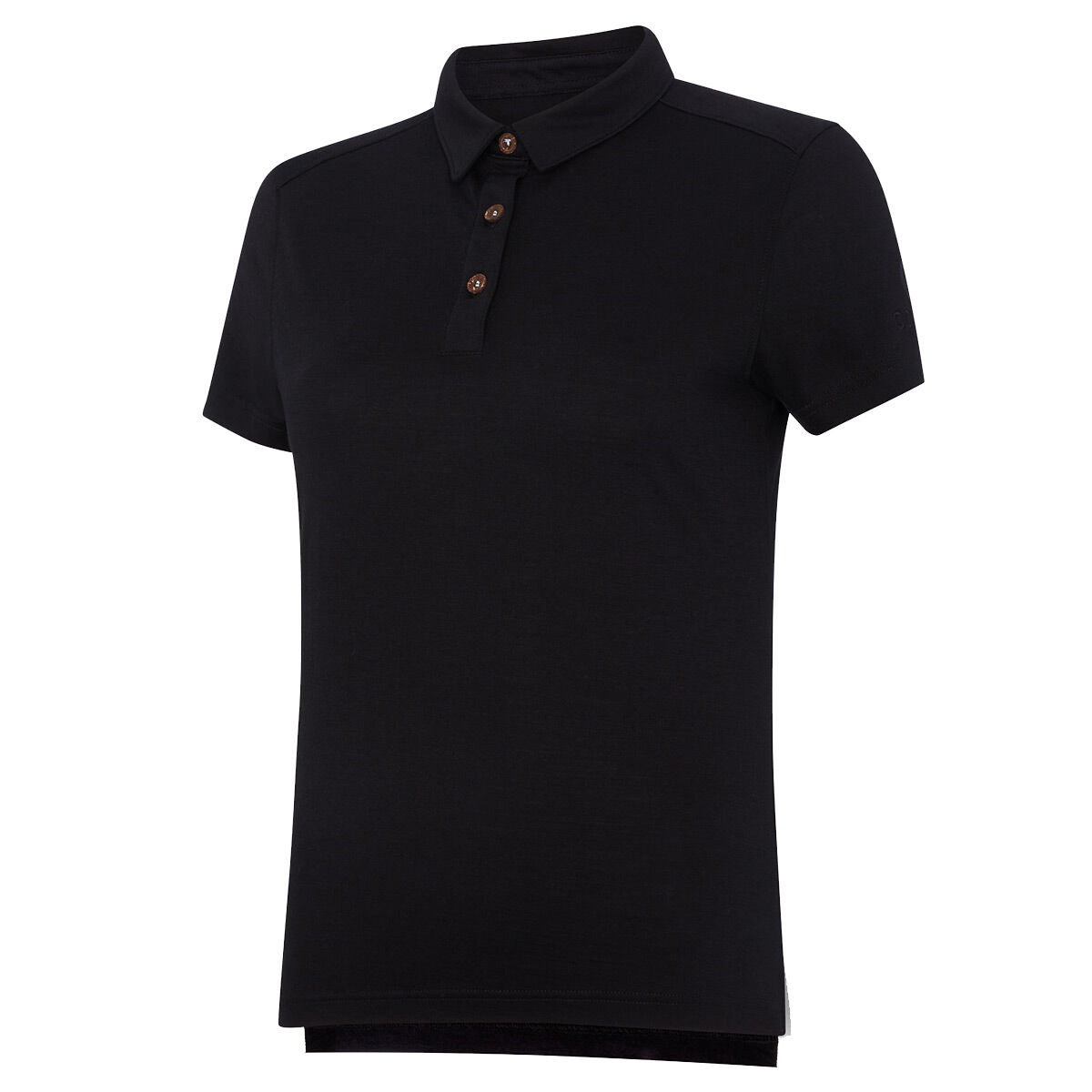 Ocean Tee Womens Black Reef Golf Polo Shirt, Size: Large | American Golf