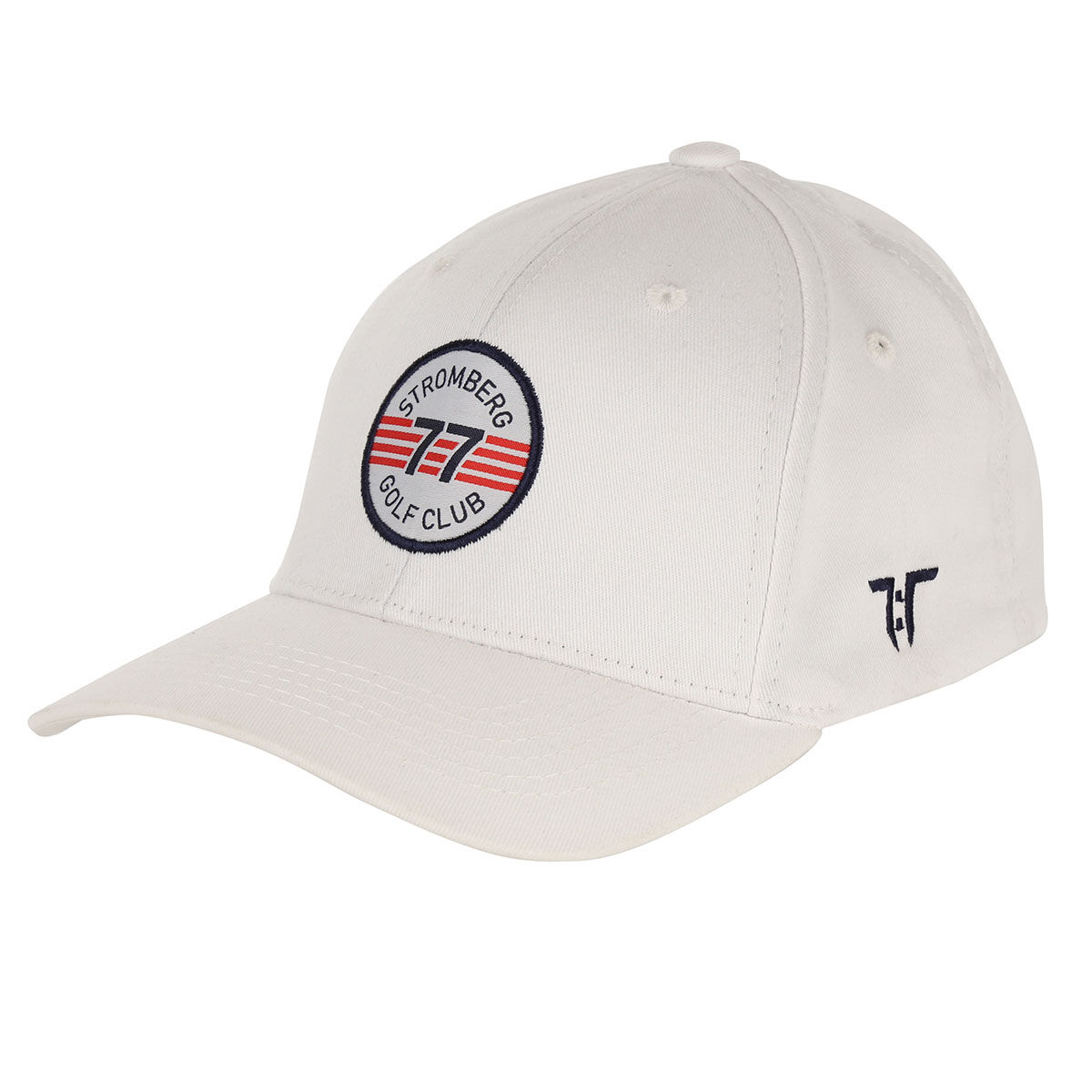 Stromberg Men’s Established 77 Logo Patch Golf Cap, Mens, White/black, One size | American Golf