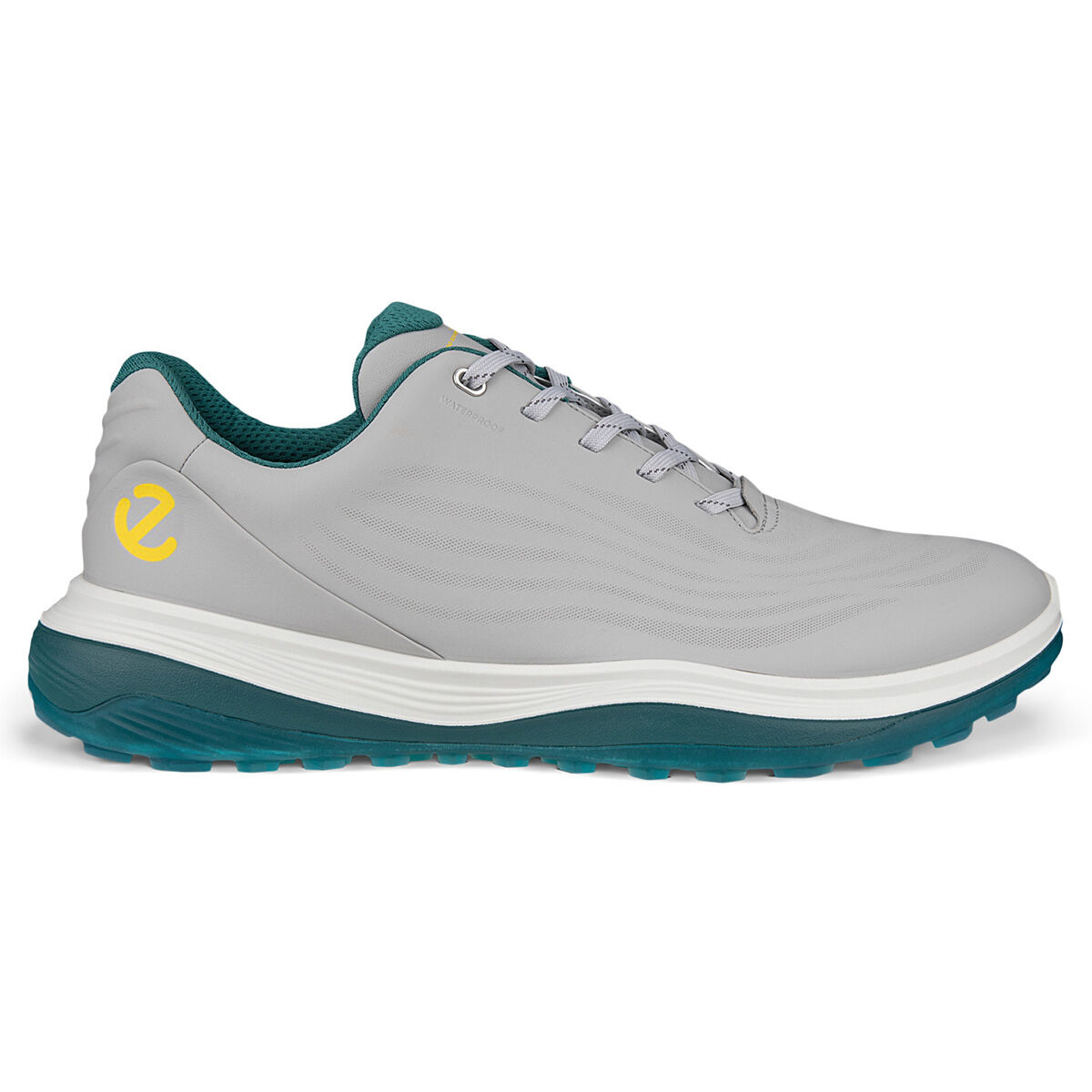 ECCO Men’s LT1 Waterproof Spikeless Golf Shoes, Mens, Concrete, 7.5 | American Golf