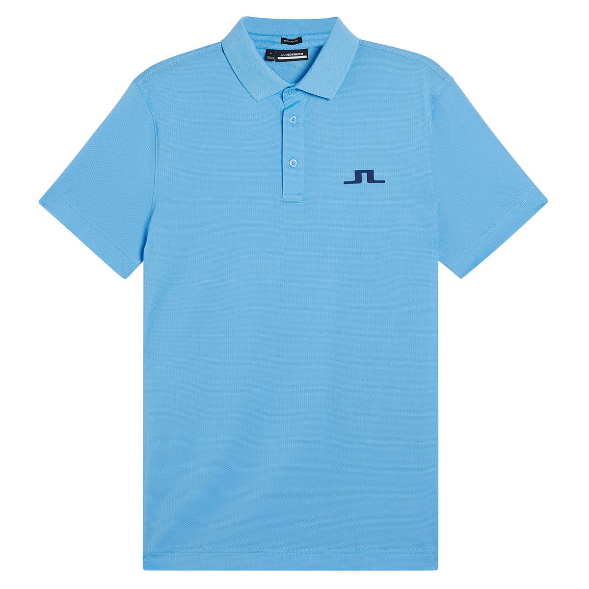J.Lindeberg Men’s Bridge Golf Polo Shirt, Mens, Little boy blue diamond, Xxl | American Golf