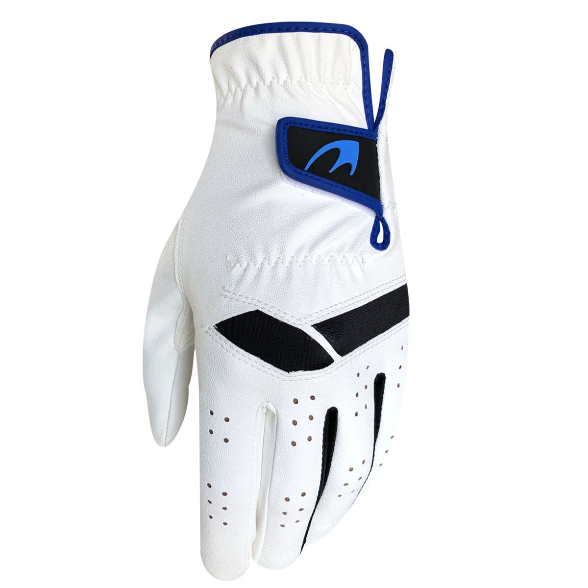 Benross Junior Aero Hybrid Golf Glove, Unisex, Left hand, Large, White/blue | American Golf
